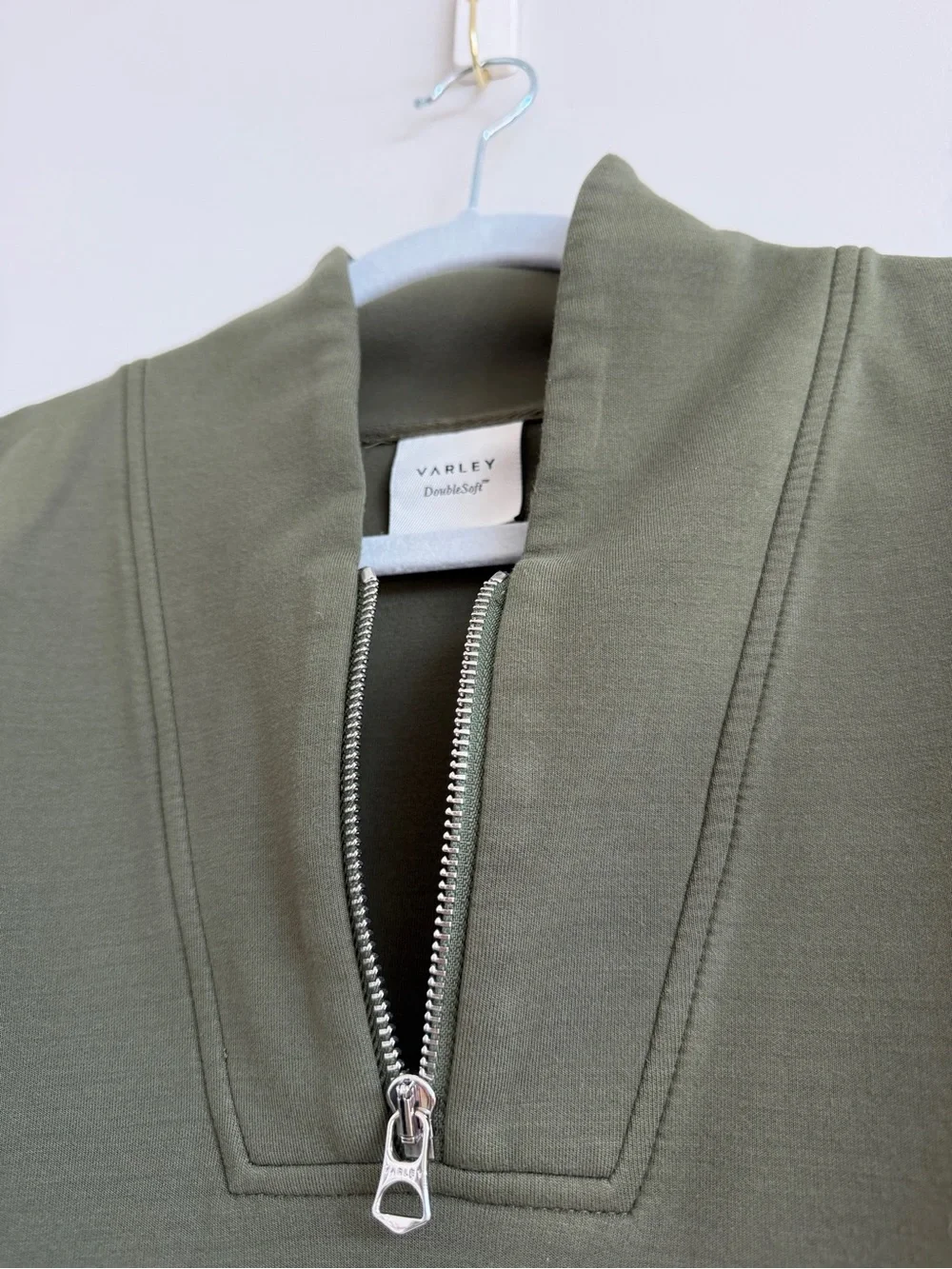 Varley DoubleSoft Hawley Half Zip & Slim Pant 25 Set XS Olive